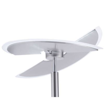 Paul Neuhaus 673-55 - Candeeiro de chão LED com regulação ARTUR 2xLED/21W/230V+1xLED/6W cromado brilhante