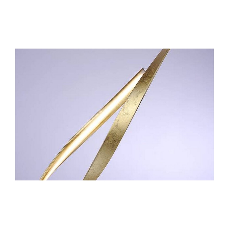 Paul Neuhaus 720-12 - Candeeiro de chão LED com regulação LINDA LED/27W/230V dourado