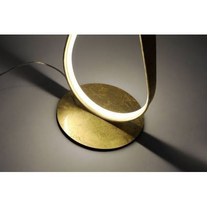 Paul Neuhaus 720-12 - Candeeiro de chão LED com regulação LINDA LED/27W/230V dourado