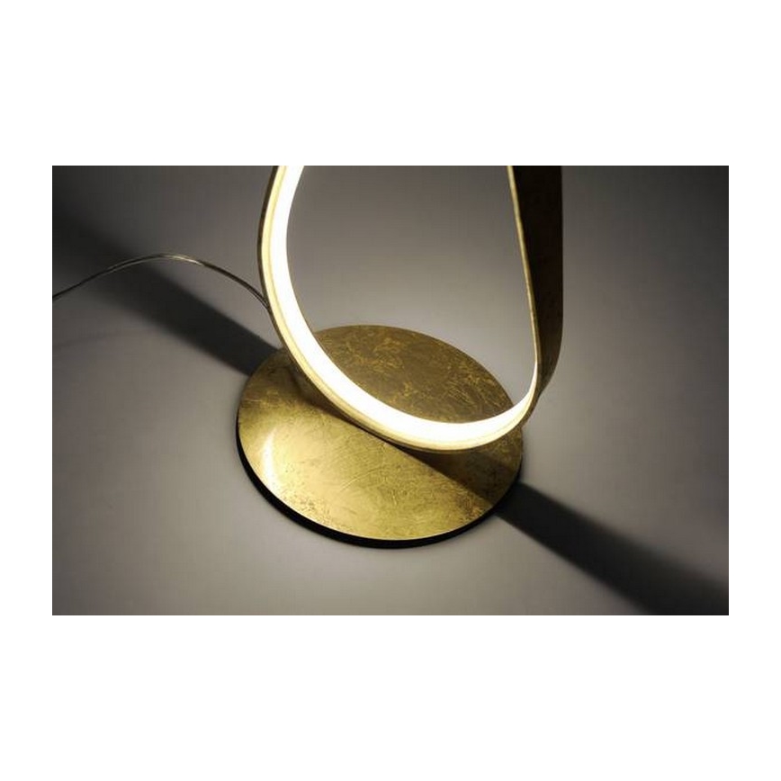 Paul Neuhaus 720-12 - Candeeiro de chão LED com regulação LINDA LED/27W/230V dourado