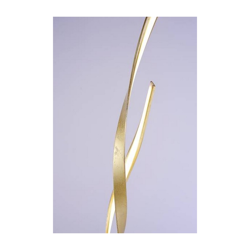 Paul Neuhaus 720-12 - Candeeiro de chão LED com regulação LINDA LED/27W/230V dourado