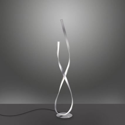 Paul Neuhaus 720-55 - Candeeiro de chão LED com regulação LINDA LED/27W/230V cromado brilhante