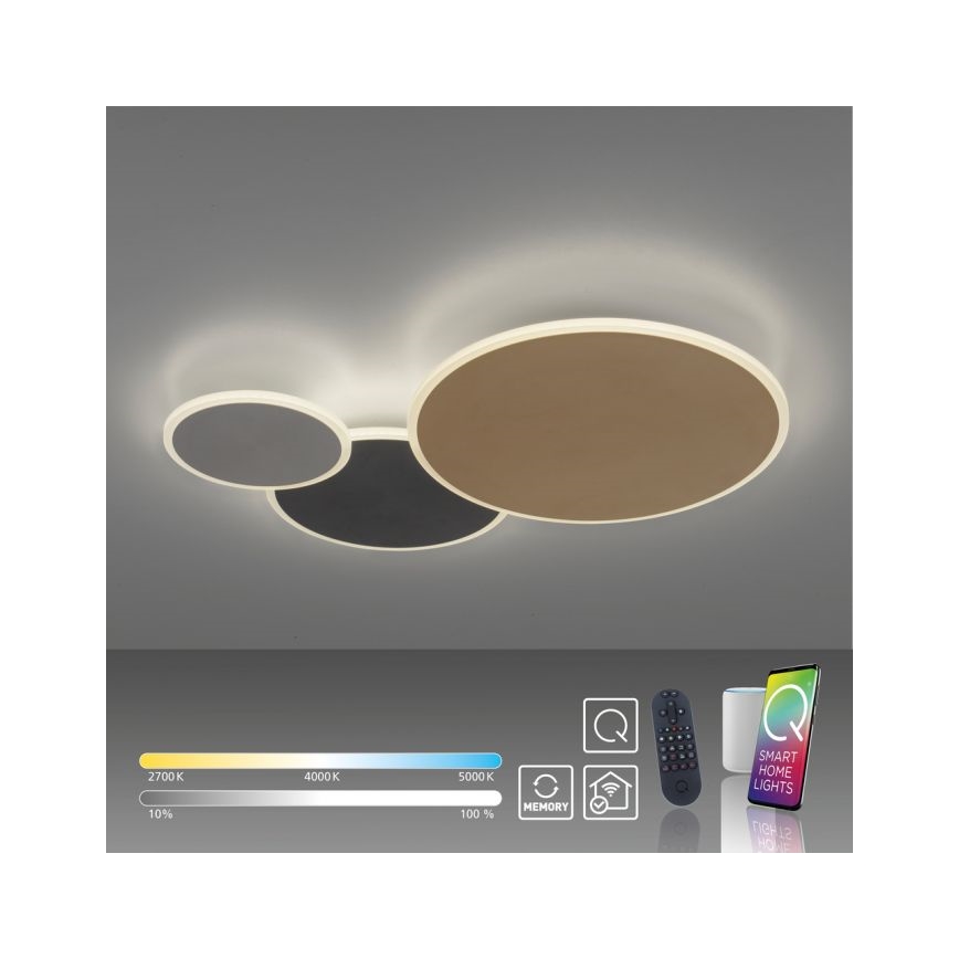 Paul Neuhaus 8007-70 - Luminária de teto LED regulável Q-PIATO LED/35W/230V 2700-5000K Wi-Fi + controlo remoto