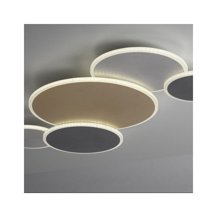 Paul Neuhaus 8008-70 - Iluminação de teto LED com regulação Q-PIATO LED/49W/230V 2700-5000K Wi-Fi + comando