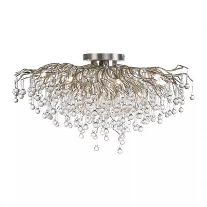 Paul Neuhaus 8092-55 - Lustre de tecto sobreposto ICICLE 14xG9/40W/230V, diâmetro 100 cm, cromo brilhante