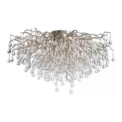 Paul Neuhaus 8092-55 - Lustre de tecto sobreposto ICICLE 14xG9/40W/230V, diâmetro 100 cm, cromo brilhante
