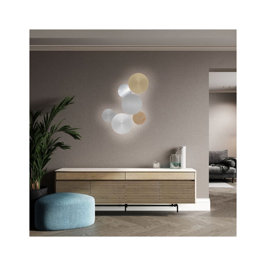 Paul Neuhaus 8152-79 - Luminária de parede LED regulável PUNTUA LED/1W/3,7V 2200 mAh + comando à distância