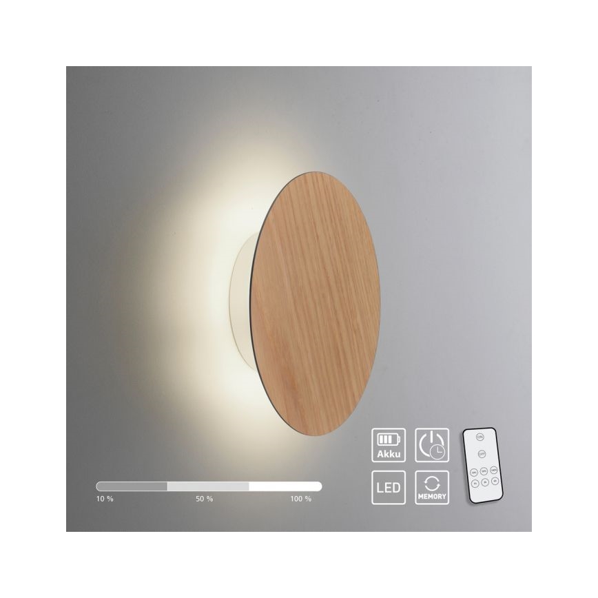 Paul Neuhaus 8152-79 - Luminária de parede LED regulável PUNTUA LED/1W/3,7V 2200 mAh + comando à distância