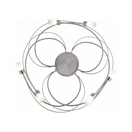 Paul Neuhaus 8250-55 - Candelabro montado à superfície LED com regulação NELIA 6xLED/3W/230V