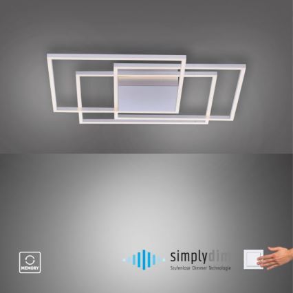 Paul Neuhaus 8256-55 - Candeeiro de teto fosco LED INIGO 3xLED/16W/230V