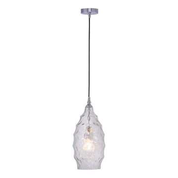 Paul Neuhaus 8267-00 - Candeeiro suspenso SCARLETT 1xE27/60W/230V diâmetro 19 cm transparente