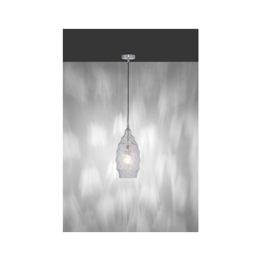 Paul Neuhaus 8267-00 - Candeeiro suspenso SCARLETT 1xE27/60W/230V diâmetro 19 cm transparente