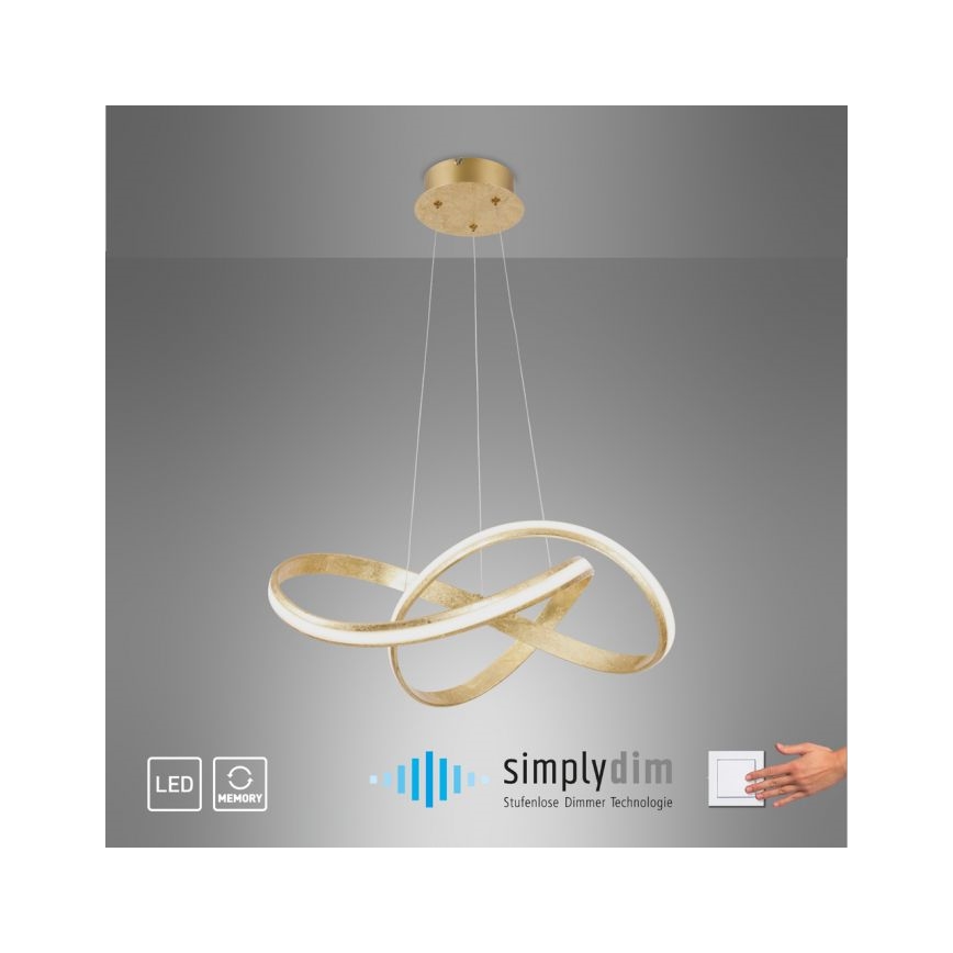 Paul Neuhaus 8291-12 - Candeeiro suspenso LED com regulação MELINDA LED/30W/230V