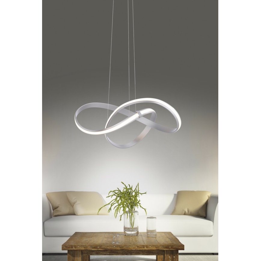 Paul Neuhaus 8291-55 - Candeeiro suspenso LED com regulação MELINDA LED/30W/230V