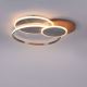 Paul Neuhaus 8328-79 - Iluminação de teto LED com regulação PALMA LED/50W/230V 2700-5000K pinho + comando
