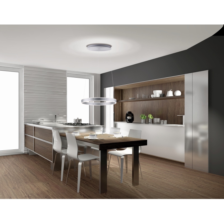 Paul Neuhaus 8361-55 - Candelabro suspenso LED com regulação e sensor ARINA LED/27W/230V