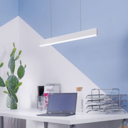 Paul Neuhaus 8363-55 - Candelabro suspenso LED com regulação e sensor ARINA LED/20W/230V