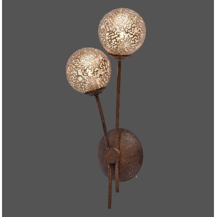 Paul Neuhaus 9032-48 - Candeeiro de parede GRETA 2xG9/40W/230V