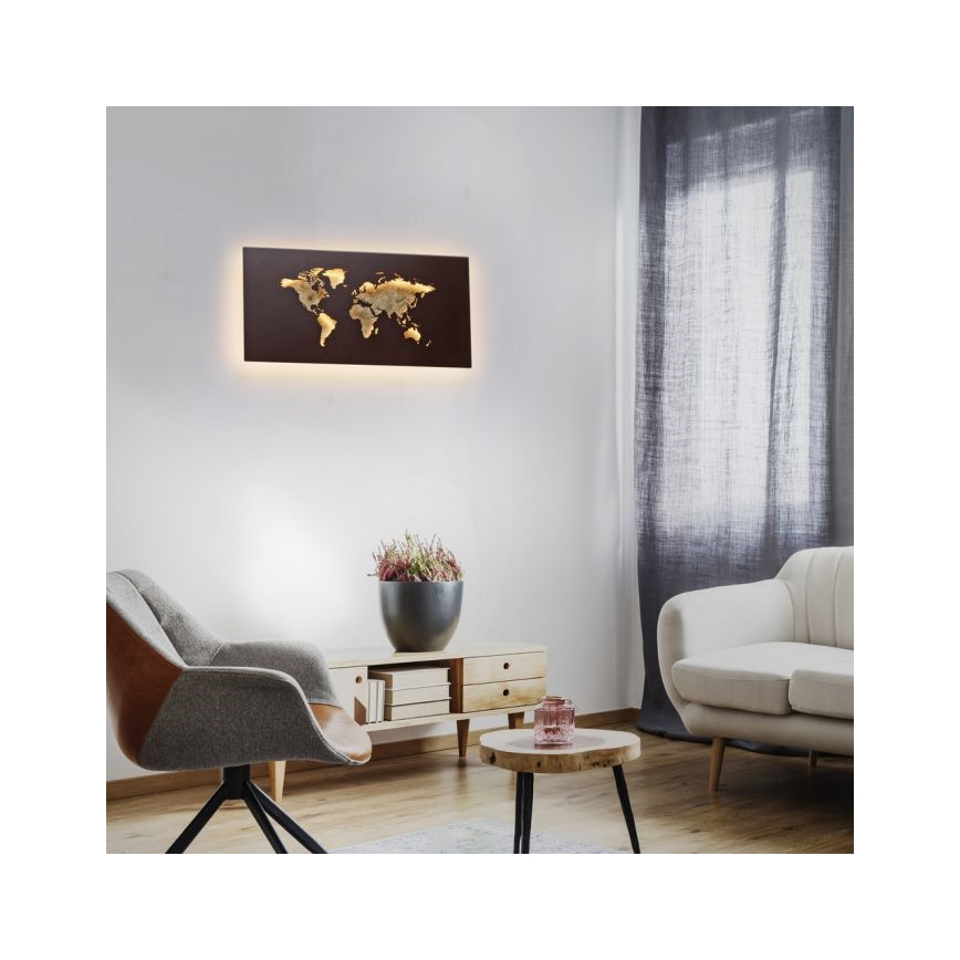 Paul Neuhaus 9056-48 - Candeeiro LED decorativo de parede MAP LED/25W/230V 3000K