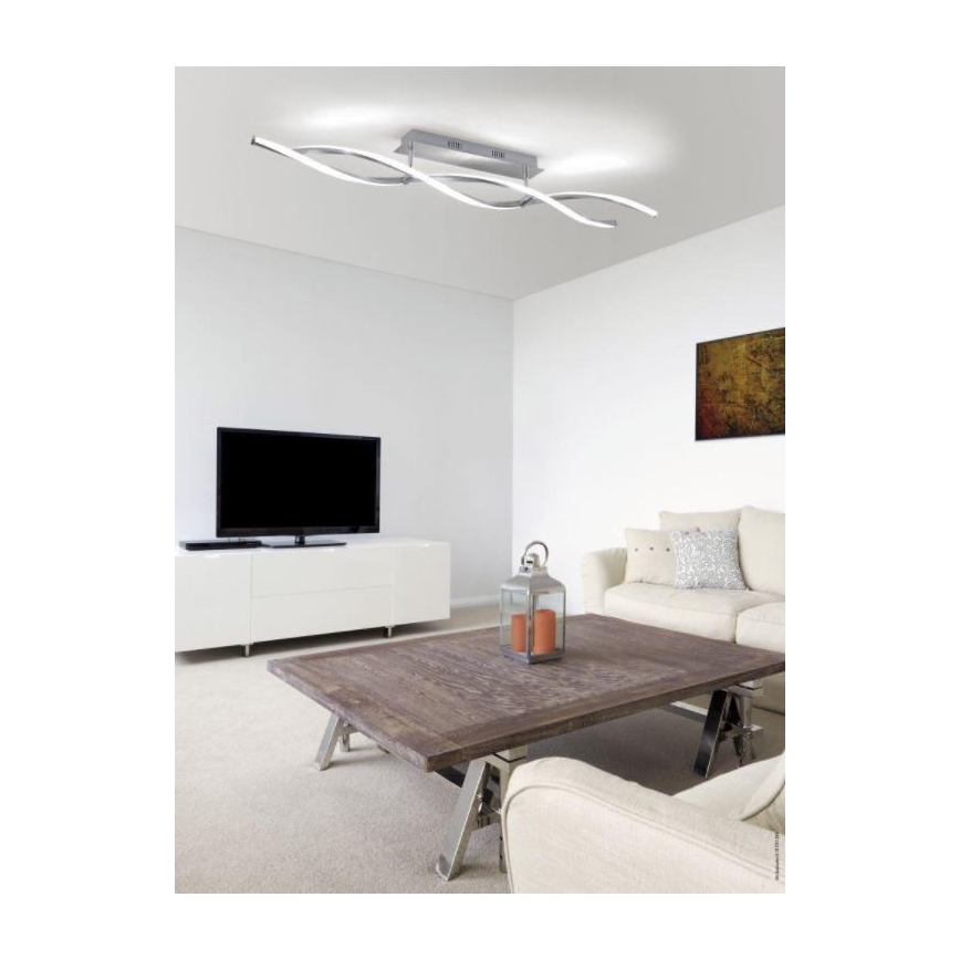 Paul Neuhaus 9143-55 - Candelabro montado à superfície LED com regulação POLINA 2xLED/10,2W/230V