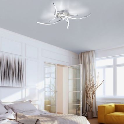 Paul Neuhaus 9144-55 - Candelabro montado à superfície LED com regulação POLINA LED/27W/230V