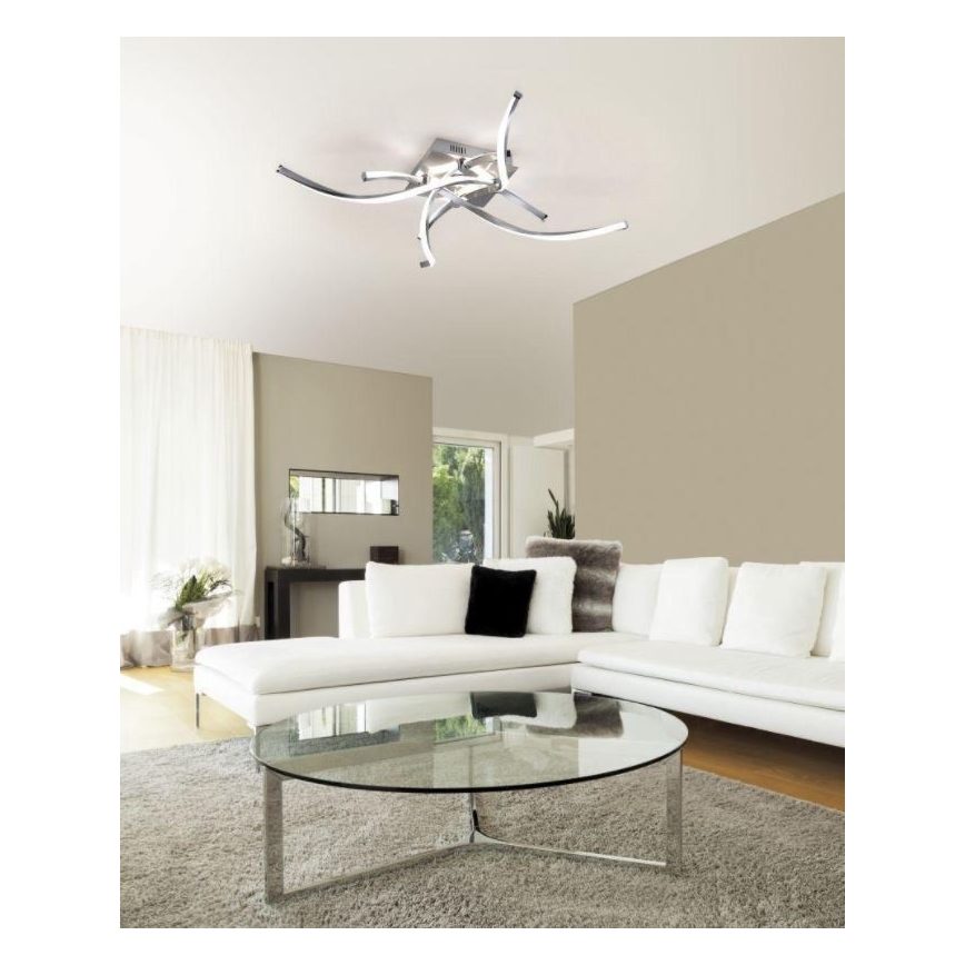 Paul Neuhaus 9144-55 - Candelabro montado à superfície LED com regulação POLINA LED/27W/230V