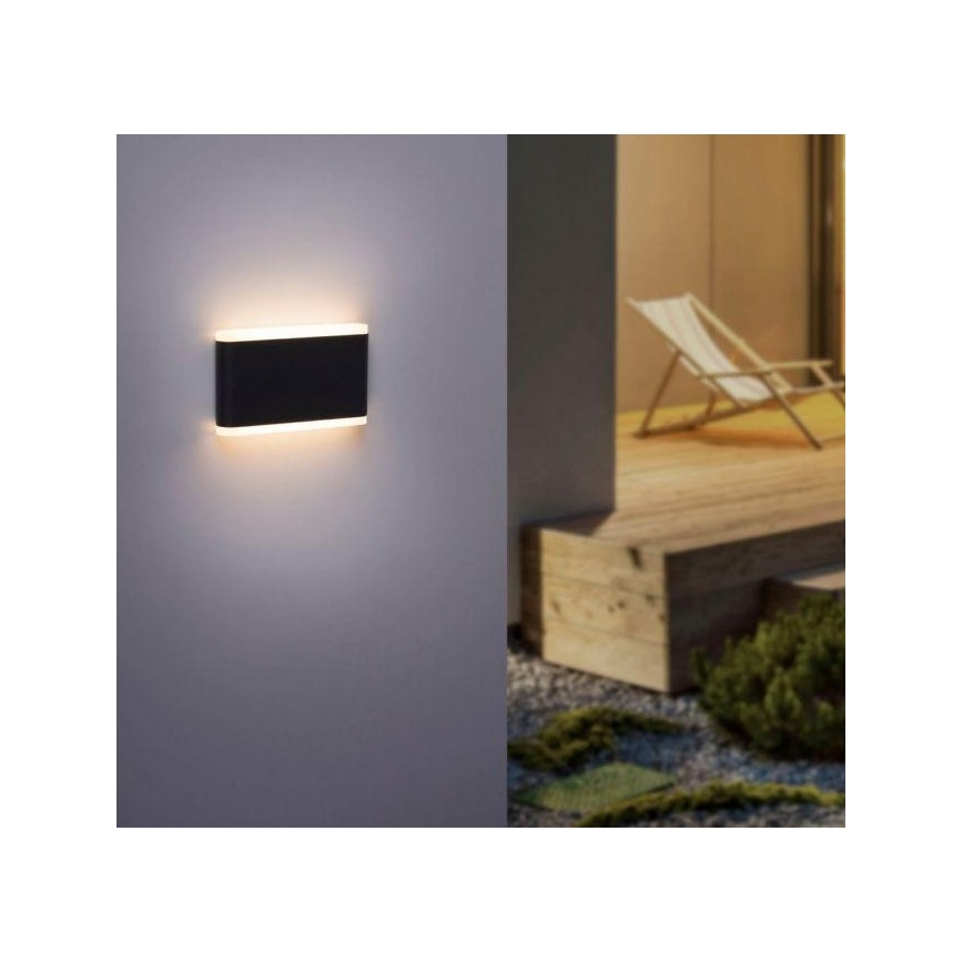 Paul Neuhaus 9483-13 - Iluminação de parede exterior LED ELSA 2xLED/5,4W/230V IP65