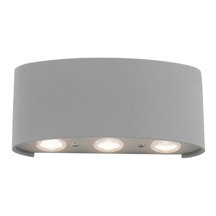 Paul Neuhaus 9488-21 - Iluminação de parede exterior LED CARLO 6xLED/0,8W/230V IP54