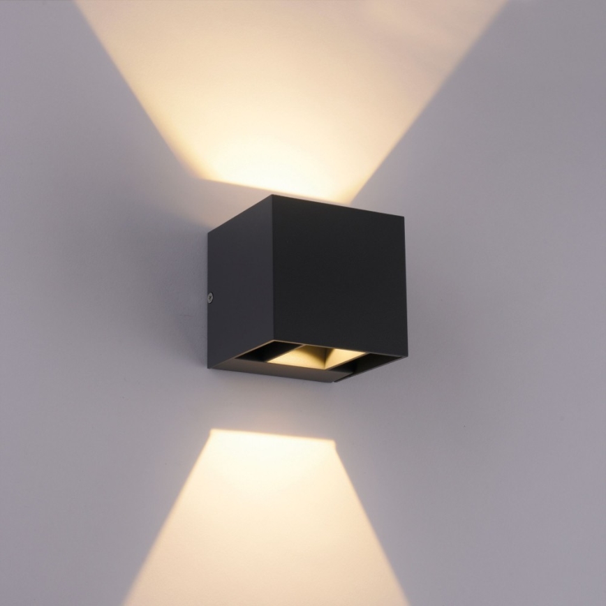 Paul Neuhaus 9493-13 - Iluminação de parede exterior LED BLOCK LED/6W/230V IP54