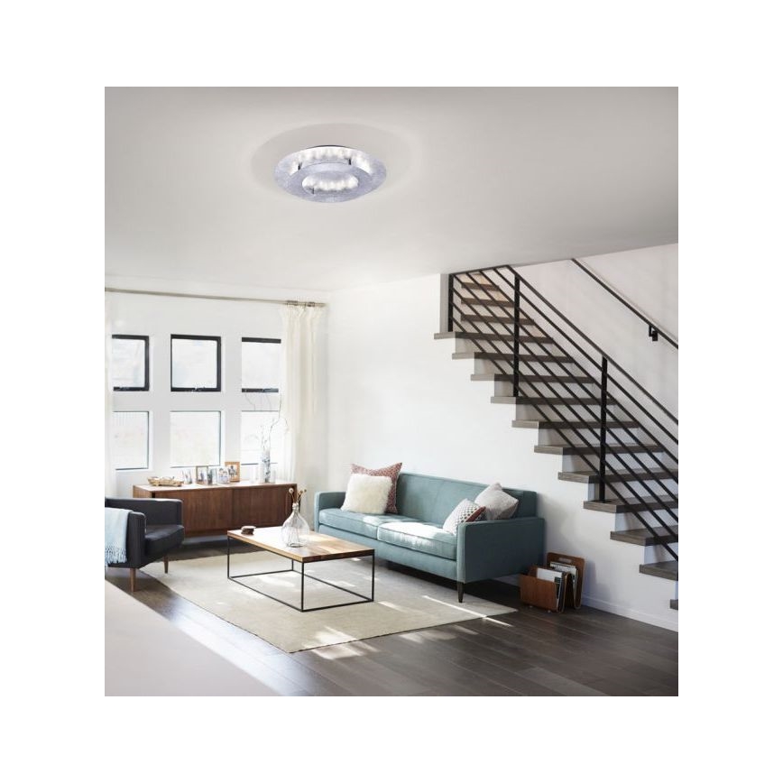 Paul Neuhaus 9620-21 - Iluminação de teto LED NEVIS LED/18W/230V prateada