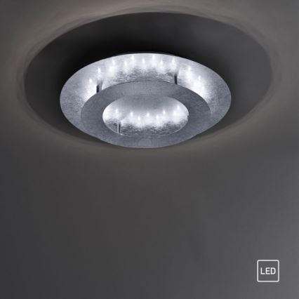 Paul Neuhaus 9620-21 - Iluminação de teto LED NEVIS LED/18W/230V prateada