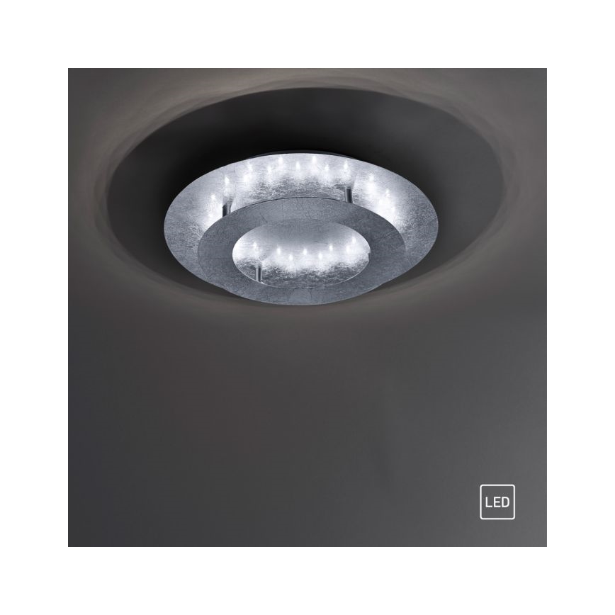 Paul Neuhaus 9620-21 - Iluminação de teto LED NEVIS LED/18W/230V prateada