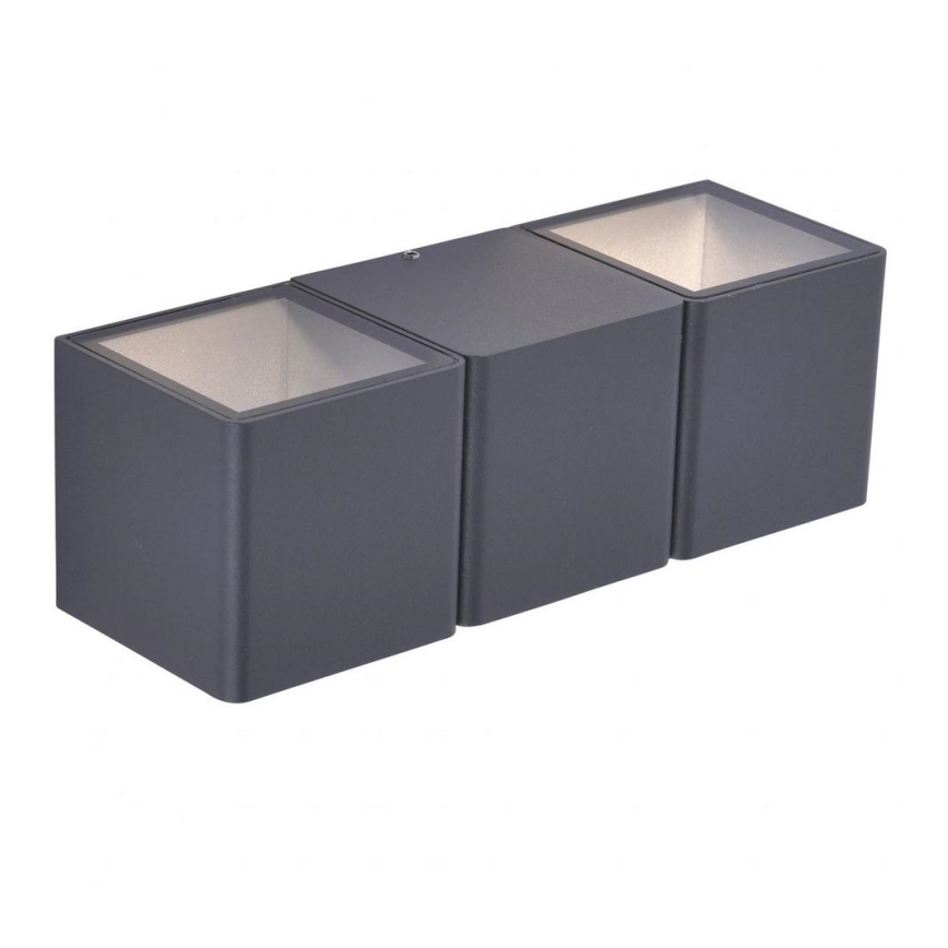 Paul Neuhaus 9658-13 - Iluminação de parede exterior LED MARCEL 2xLED/4W/230V IP54