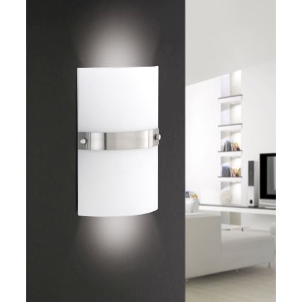 Paul Neuhaus 9846-55 - Iluminação de parede SQUARE 2xE14/40W/230V