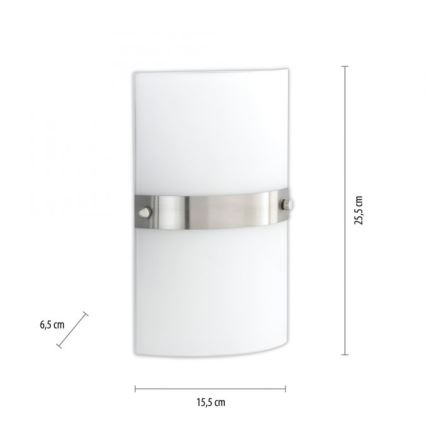 Paul Neuhaus 9846-55 - Iluminação de parede SQUARE 2xE14/40W/230V