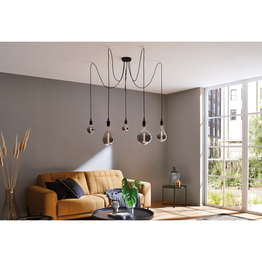 Paulmann 50389 - Candeeiro suspenso NEORDIC 5xE27/20W/230V aranha