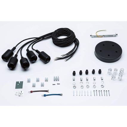 Paulmann 50389 - Candeeiro suspenso NEORDIC 5xE27/20W/230V aranha