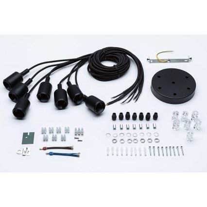 Paulmann 50390 - Candeeiro suspenso NEORDIC 7xE27/20W/230V aranha