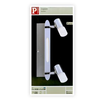 Paulmann 66647 - Luminária de teto LED 2xG9/10W/230V + LED/5W