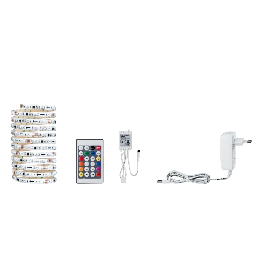 Paulmann 70481 - LED RGBW/9,6W Tira com regulação DIGITAL 3 m 230V + comando