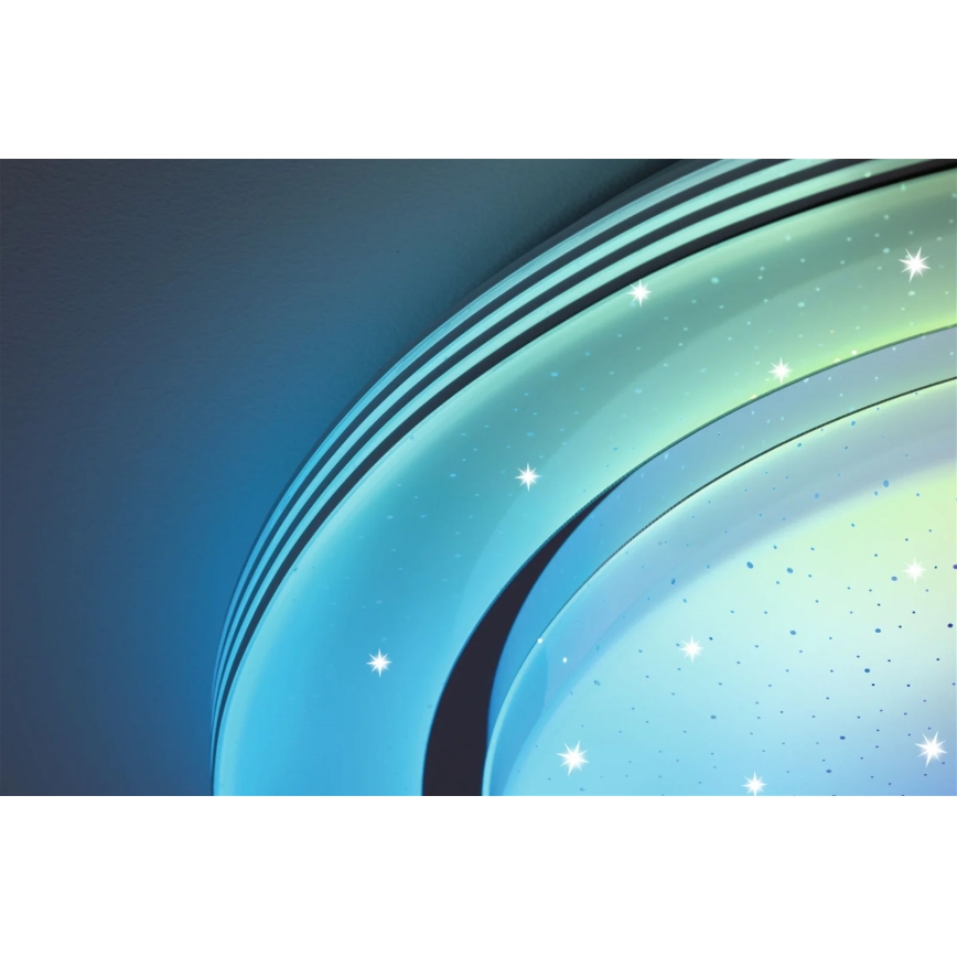 Paulmann 70546 - LED RGBW/22W Iluminação de teto com regulação RAINBOW 230V 3000-6500K + controlo remoto