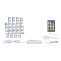 Paulmann 70623 - LED/10W IP44 Fita para casa de banho regulável MAXLED 1,5 m 2700-6500K 230V + comando