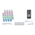 Paulmann 70627 - Fita LED RGB/18W IP44 dimerizável para casa de banho MAXLED 1,5 m 230V + controlo remoto