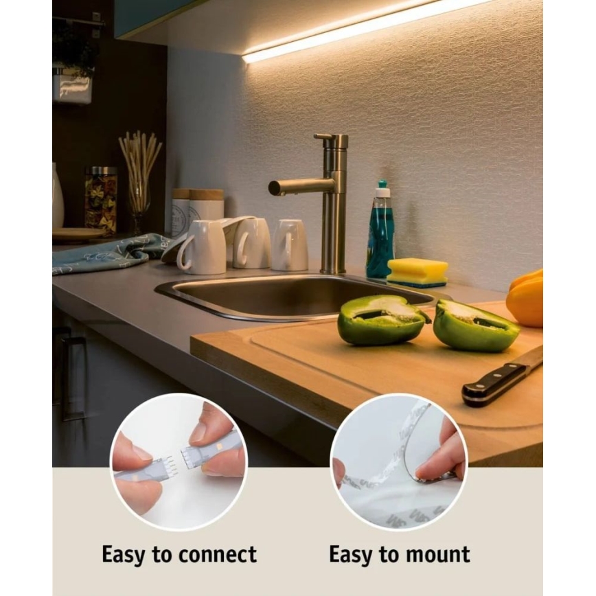 Paulmann 70670 - LED/35W IP44 Fita para casa de banho regulável MAXLED 3 m 2700K 230V