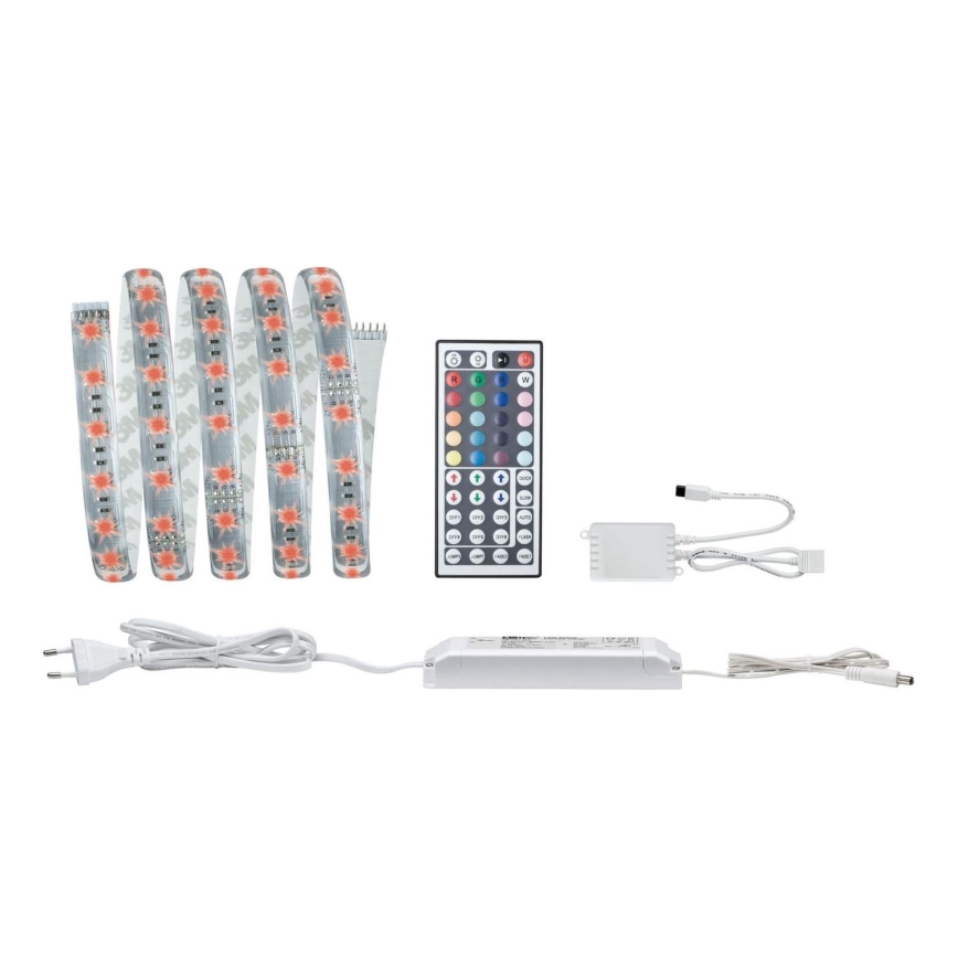 Paulmann 70674 - LED RGB/22W Tira com regulação MAXLED 1,5 m 230V + comando