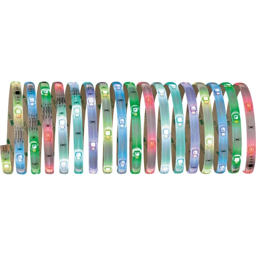 Paulmann 70697 - LED RGBW/10,5W Tira com regulação DIGITAL 4,8m 230V + controlo remoto