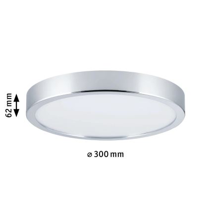 Paulmann 70882-LED/22,5W IP44 Iluminação de teto de casa de banho com regulação AVIAR 230V