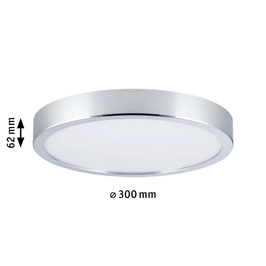 Paulmann 70882-LED/22,5W IP44 Iluminação de teto de casa de banho com regulação AVIAR 230V