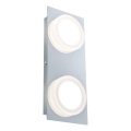 Paulmann 70883 - Aplique de parede para casa de banho DORADUS, 2x LED/4,7W, IP23, 230V
