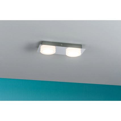 Paulmann 70883 - Aplique de parede para casa de banho DORADUS, 2x LED/4,7W, IP23, 230V